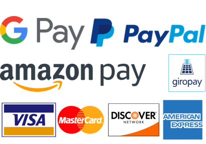 Zahlungsmethoden IQProcess, Paypal, Amazon, Google